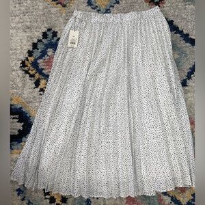 White print maxi skirt XXL
